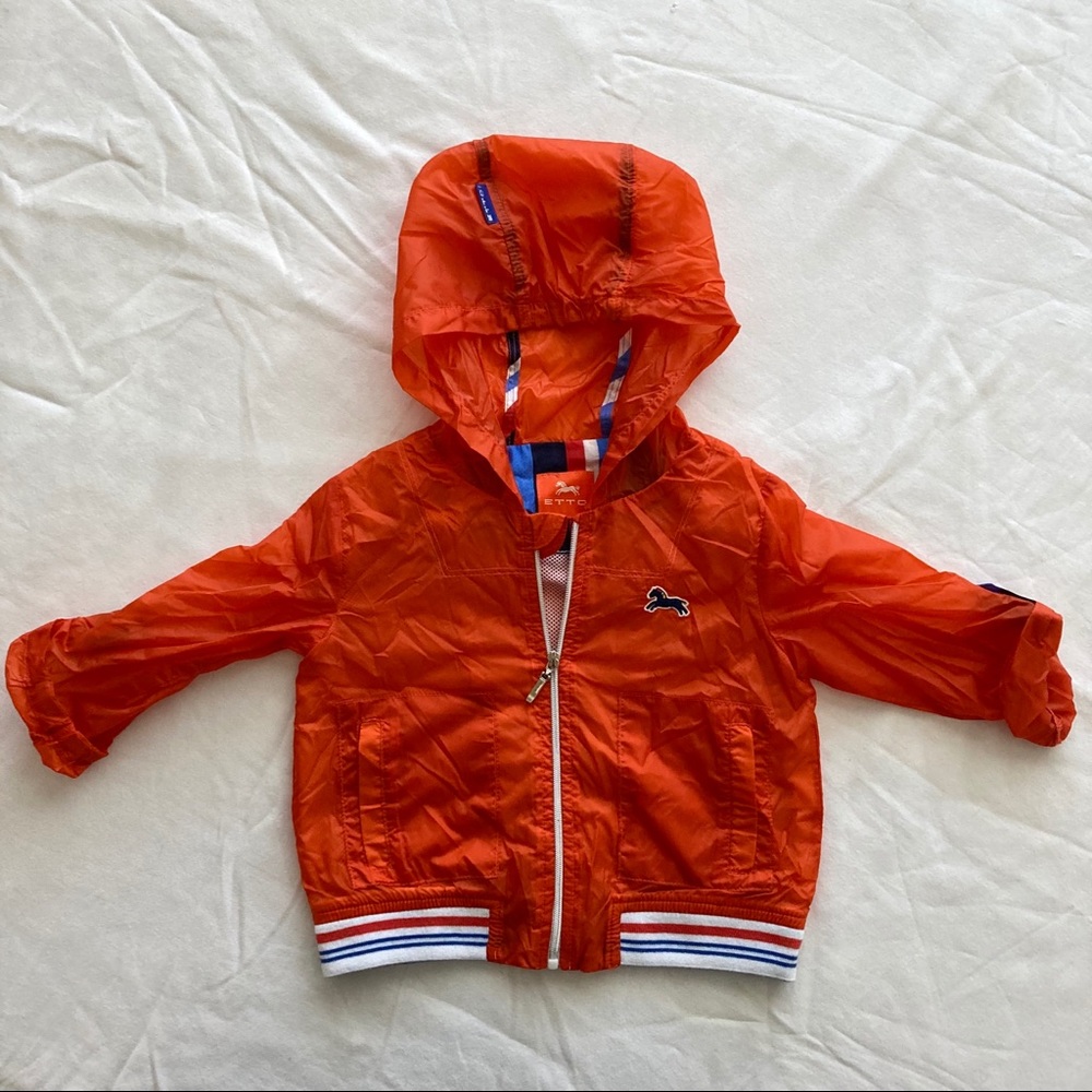 Ettoi Kids’ Windbreaker Boys Red Hoodie